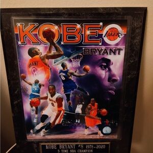 Kobe Bryant Commemorative Plaque